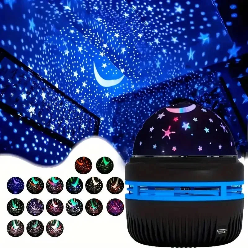 Galaxy Star Projector — Cosmic Night Light & Sleep Mood Lamp | Starseed