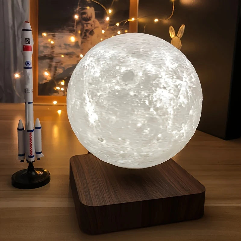 Levitating Moon Lamp — Magnetic Floating Night Light | Starseed