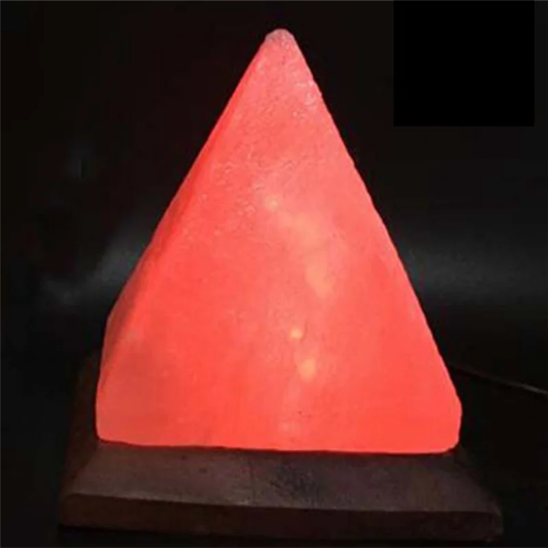 Himalayan Crystal Salt Lamp — Pyramid USB LED Light | Starseed
