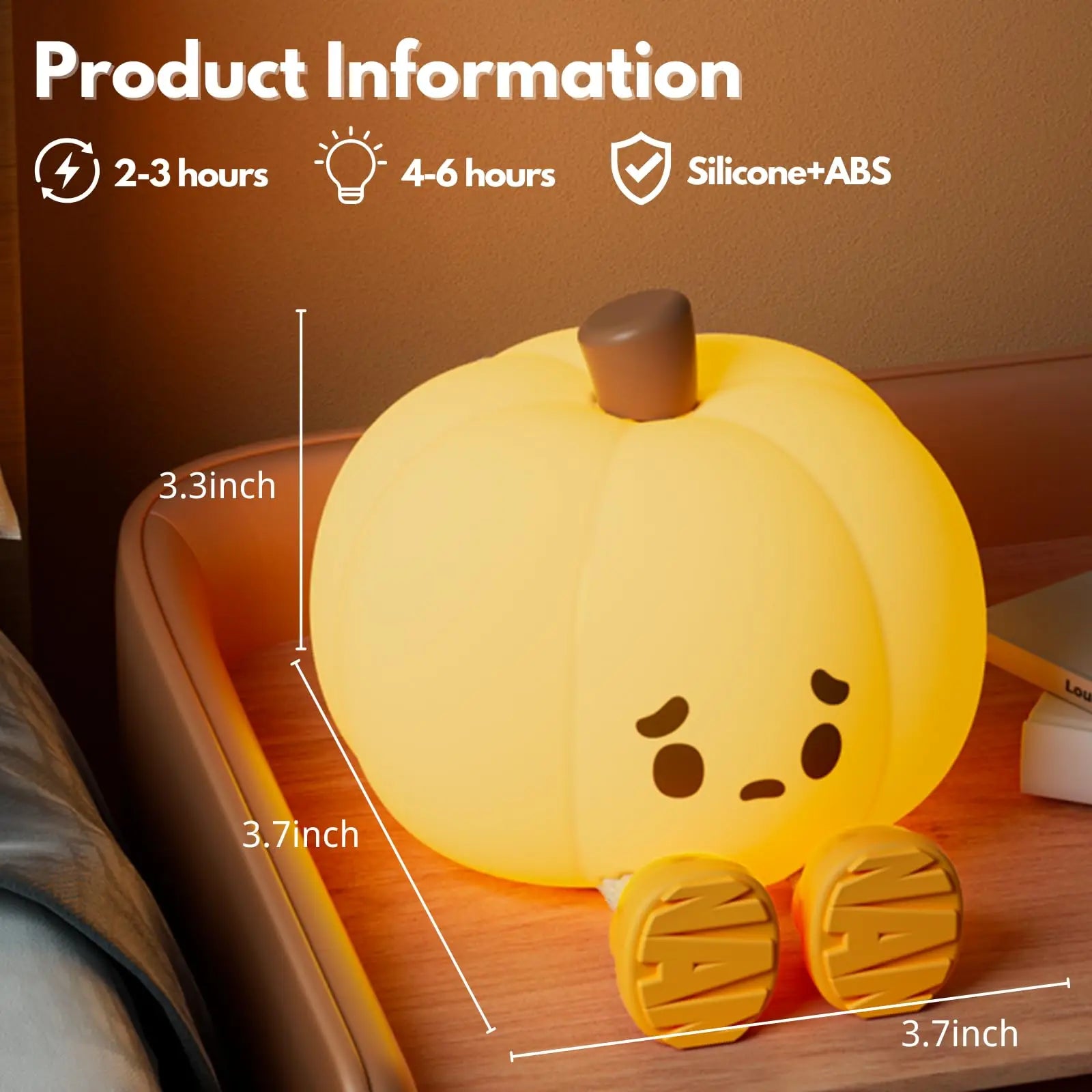 3D Moon Lamp Night Light — Touch Sensor Bedside Lamp | Starseed
