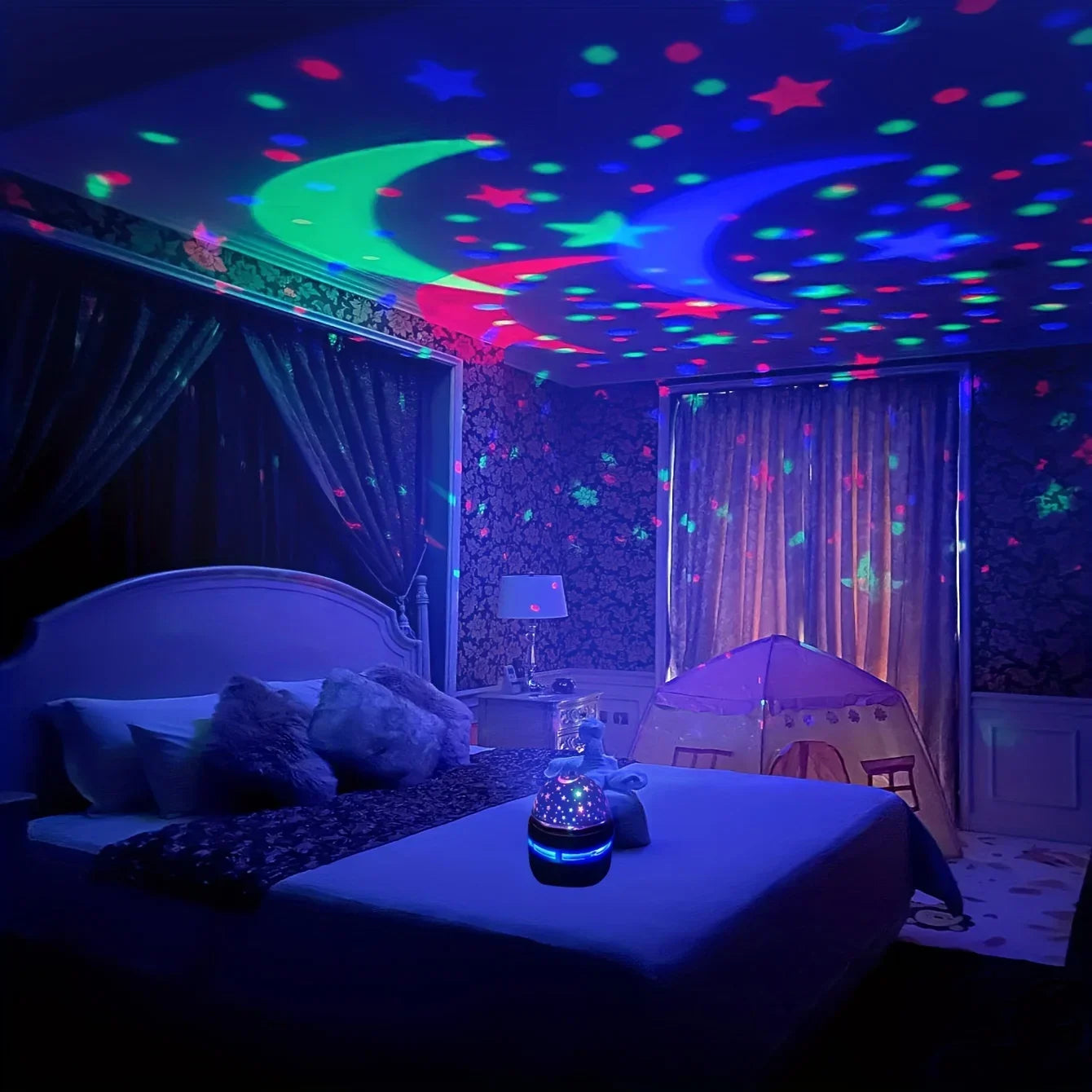Galaxy Star Projector — Cosmic Night Light & Sleep Mood Lamp | Starseed