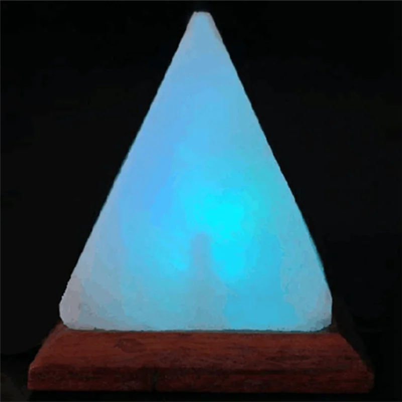 Himalayan Crystal Salt Lamp — Pyramid USB LED Light | Starseed