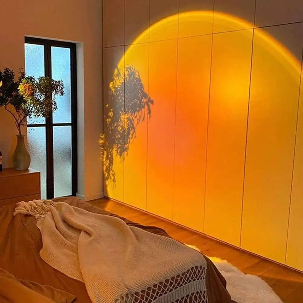 Sunset Aura Projector — USB Mood Lamp for Cozy Cosmic Evenings | Starseed